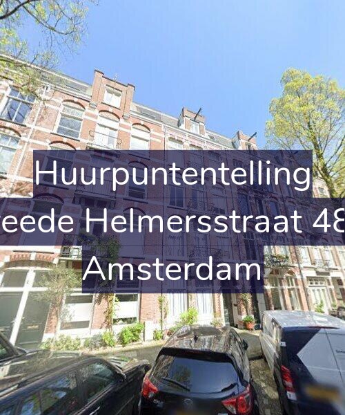 Foto gevel Huurpuntentelling voor Tweede Helmersstraat 48-H, Amsterdam