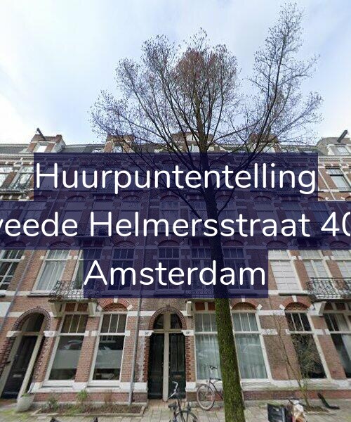 Foto gevel Huurpuntentelling voor Tweede Helmersstraat 40-2, Amsterdam