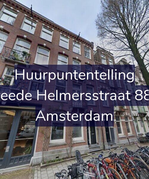 Foto gevel Huurpuntentelling voor Tweede Helmersstraat 88-H, Amsterdam