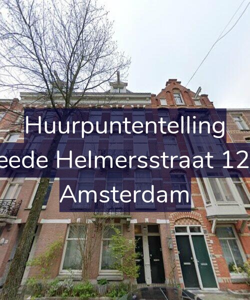 Foto gevel Huurpuntentelling voor Tweede Helmersstraat 121-3, Amsterdam