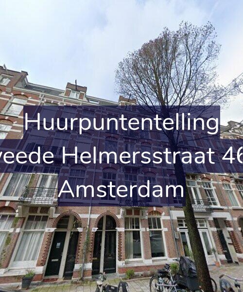 Foto gevel Huurpuntentelling voor Tweede Helmersstraat 46-3, Amsterdam