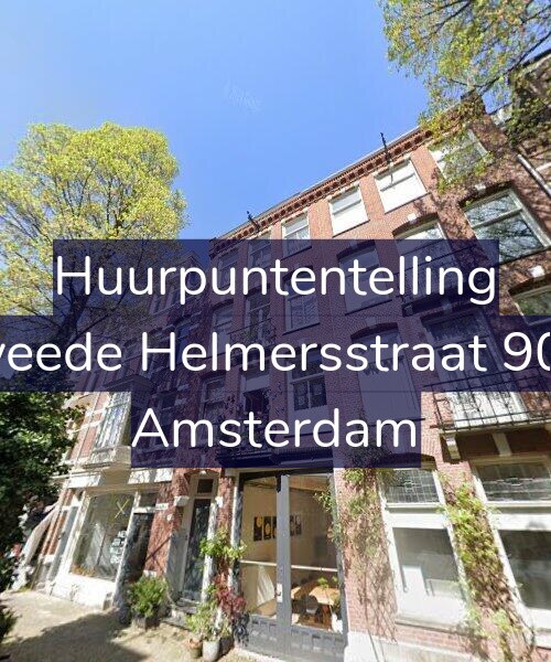 Foto gevel Huurpuntentelling voor Tweede Helmersstraat 90-1, Amsterdam