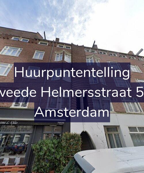 Foto gevel Huurpuntentelling voor Tweede Helmersstraat 5-2, Amsterdam