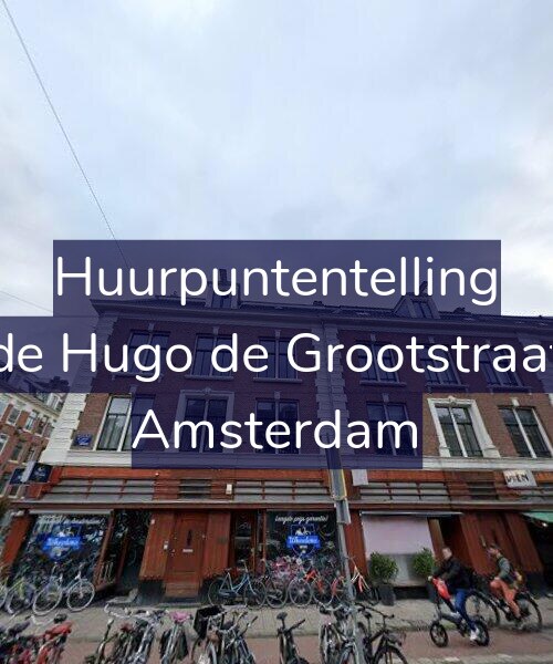 Foto gevel Huurpuntentelling voor Tweede Hugo de Grootstraat 16-2, Amsterdam