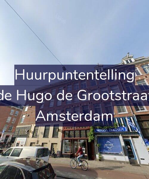 Foto gevel Huurpuntentelling voor Tweede Hugo de Grootstraat 23-1, Amsterdam