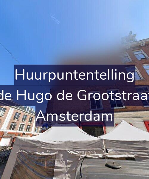 Foto gevel Huurpuntentelling voor Tweede Hugo de Grootstraat 19-1, Amsterdam