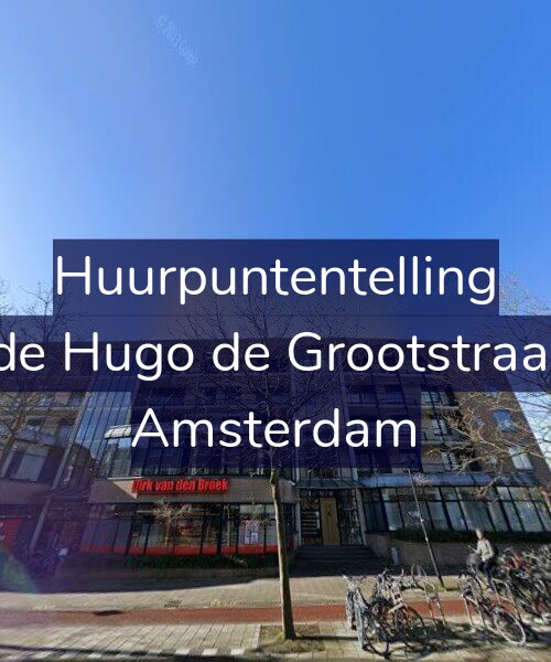Foto gevel Huurpuntentelling voor Tweede Hugo de Grootstraat 45-L, Amsterdam