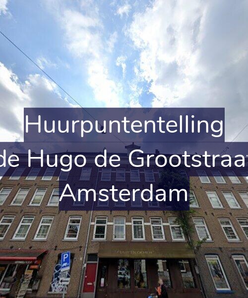 Foto gevel Huurpuntentelling voor Tweede Hugo de Grootstraat 37-2, Amsterdam