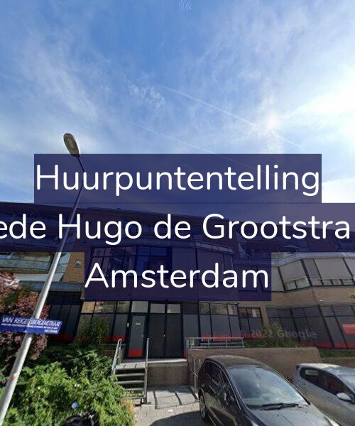 Foto gevel Huurpuntentelling voor Tweede Hugo de Grootstraat 53, Amsterdam