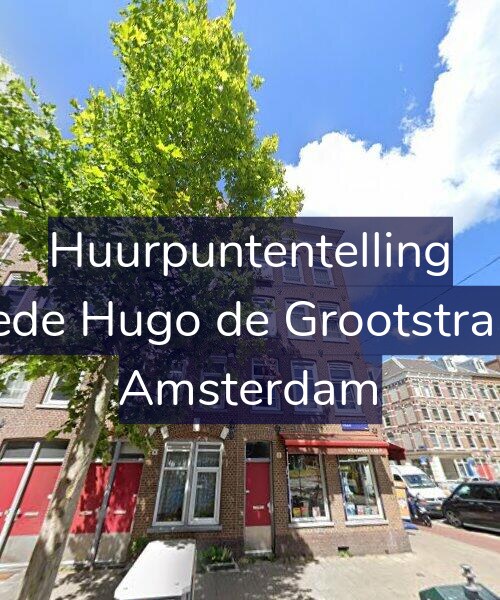 Foto gevel Huurpuntentelling voor Tweede Hugo de Grootstraat 35, Amsterdam