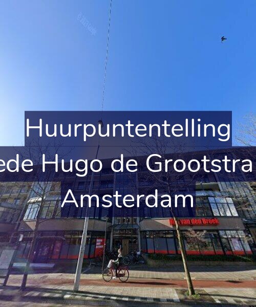 Foto gevel Huurpuntentelling voor Tweede Hugo de Grootstraat 47, Amsterdam