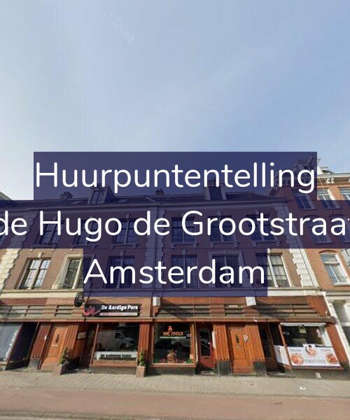 Foto gevel Huurpuntentelling voor Tweede Hugo de Grootstraat 15-1, Amsterdam