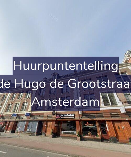 Foto gevel Huurpuntentelling voor Tweede Hugo de Grootstraat 13-1, Amsterdam