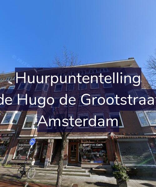 Foto gevel Huurpuntentelling voor Tweede Hugo de Grootstraat 64-1, Amsterdam