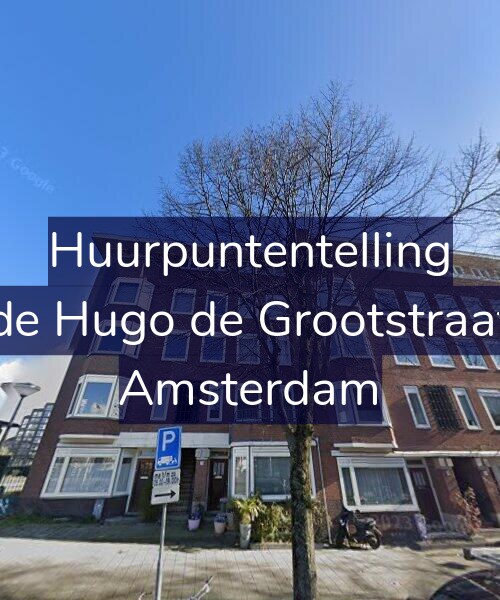 Foto gevel Huurpuntentelling voor Tweede Hugo de Grootstraat 76-1, Amsterdam
