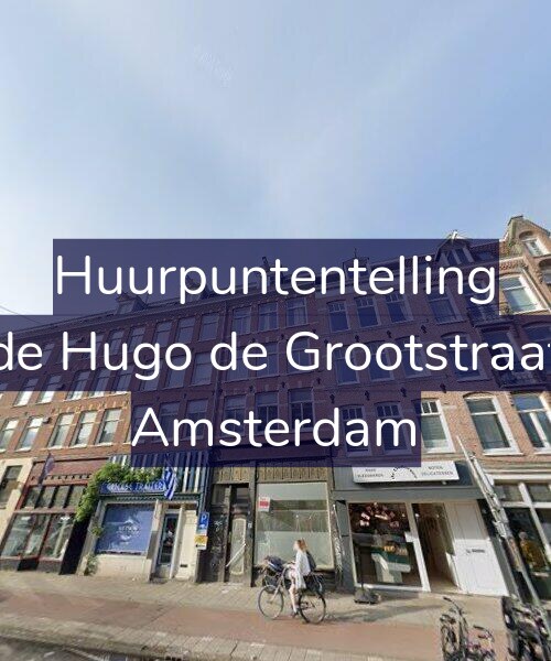 Foto gevel Huurpuntentelling voor Tweede Hugo de Grootstraat 27-1, Amsterdam