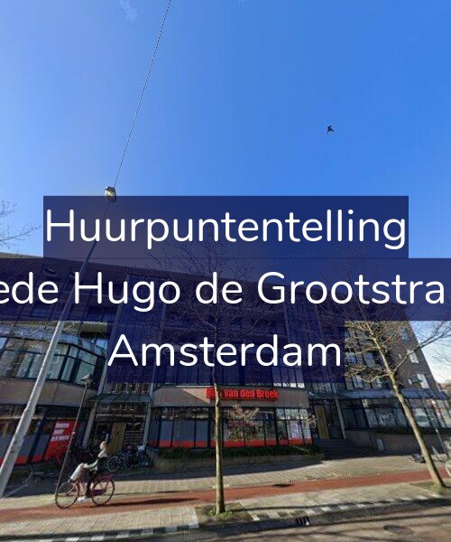 Foto gevel Huurpuntentelling voor Tweede Hugo de Grootstraat 97, Amsterdam