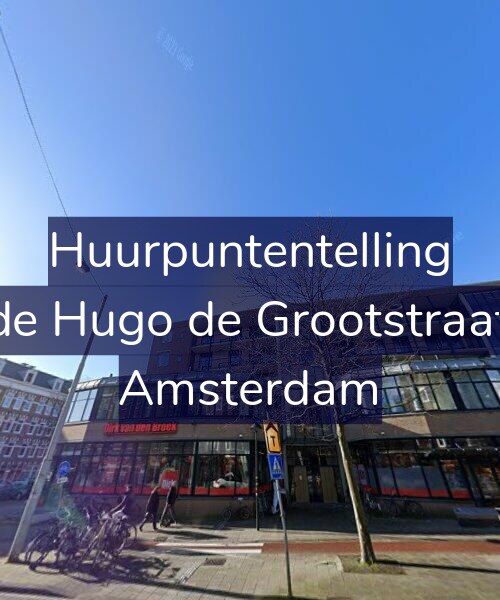 Foto gevel Huurpuntentelling voor Tweede Hugo de Grootstraat 45-R, Amsterdam