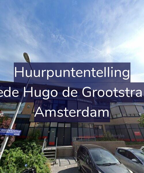 Foto gevel Huurpuntentelling voor Tweede Hugo de Grootstraat 51, Amsterdam