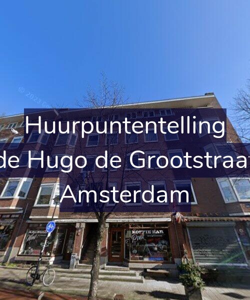 Foto gevel Huurpuntentelling voor Tweede Hugo de Grootstraat 64-3, Amsterdam