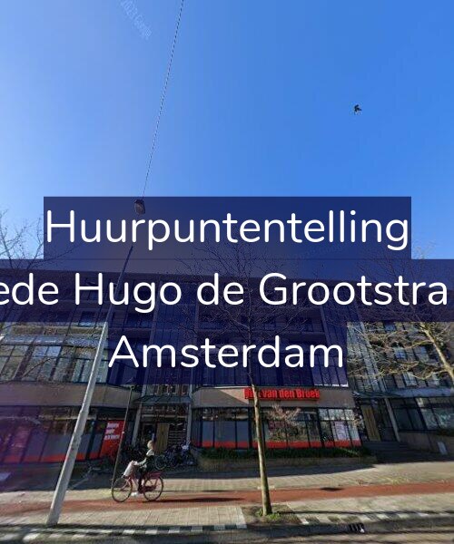 Foto gevel Huurpuntentelling voor Tweede Hugo de Grootstraat 57, Amsterdam