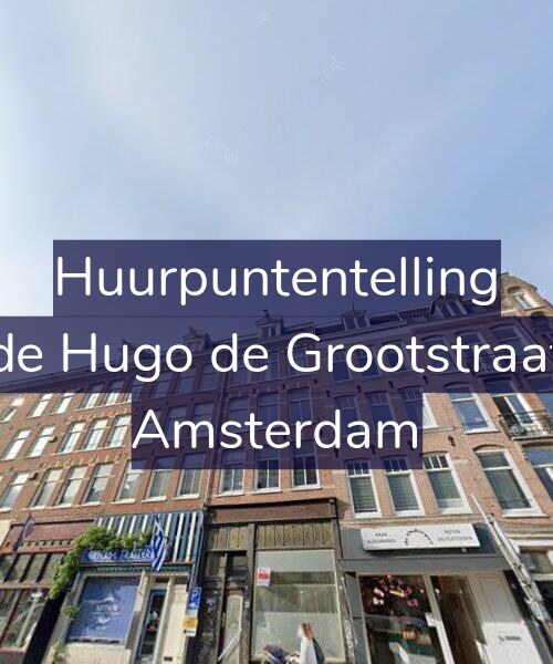 Foto gevel Huurpuntentelling voor Tweede Hugo de Grootstraat 27-3, Amsterdam