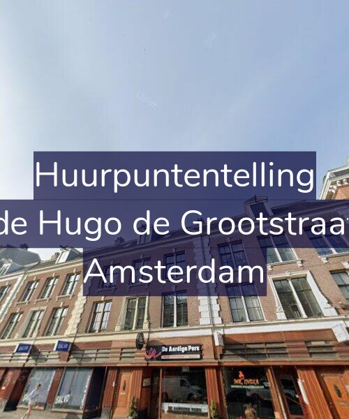Foto gevel Huurpuntentelling voor Tweede Hugo de Grootstraat 13-2, Amsterdam