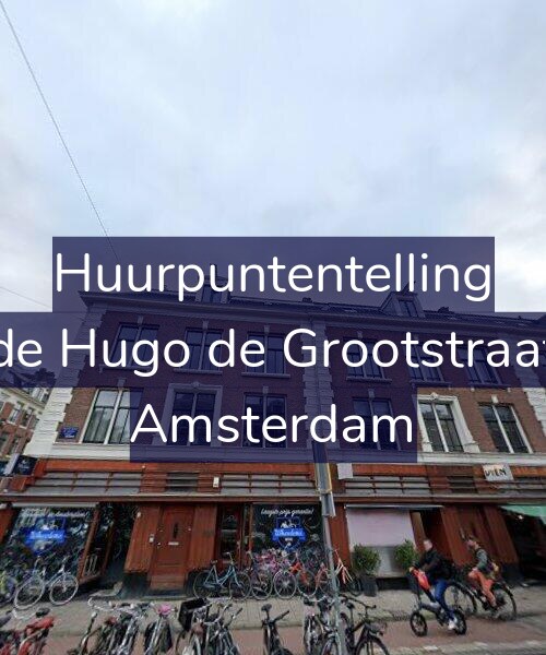 Foto gevel Huurpuntentelling voor Tweede Hugo de Grootstraat 16-3, Amsterdam