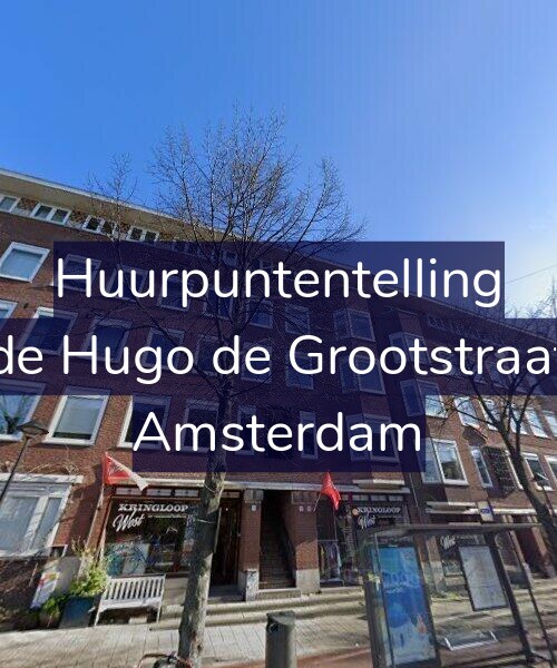 Foto gevel Huurpuntentelling voor Tweede Hugo de Grootstraat 68-2, Amsterdam