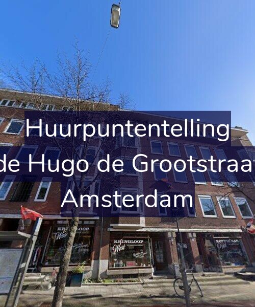 Foto gevel Huurpuntentelling voor Tweede Hugo de Grootstraat 66-1, Amsterdam