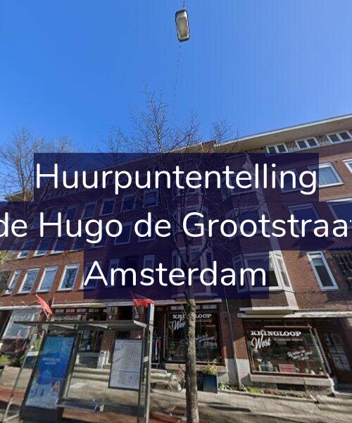 Foto gevel Huurpuntentelling voor Tweede Hugo de Grootstraat 68-1, Amsterdam