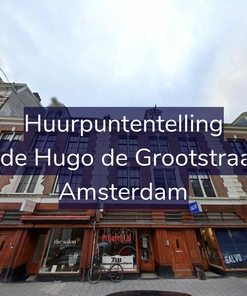Foto gevel Huurpuntentelling voor Tweede Hugo de Grootstraat 7-3, Amsterdam