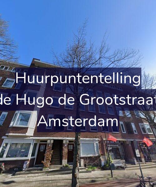 Foto gevel Huurpuntentelling voor Tweede Hugo de Grootstraat 72-H, Amsterdam