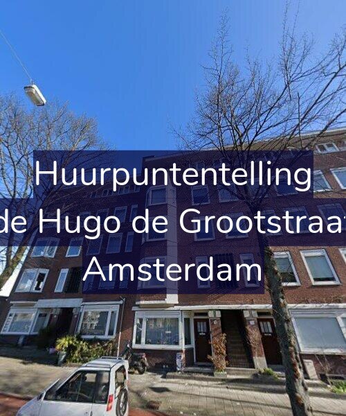Foto gevel Huurpuntentelling voor Tweede Hugo de Grootstraat 74-3, Amsterdam