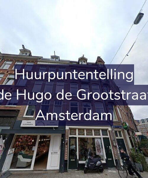 Foto gevel Huurpuntentelling voor Tweede Hugo de Grootstraat 31-1, Amsterdam
