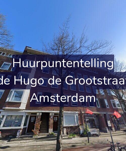 Foto gevel Huurpuntentelling voor Tweede Hugo de Grootstraat 72-2, Amsterdam