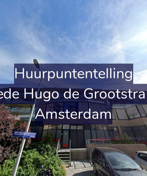 Foto gevel Huurpuntentelling voor Tweede Hugo de Grootstraat 81, Amsterdam