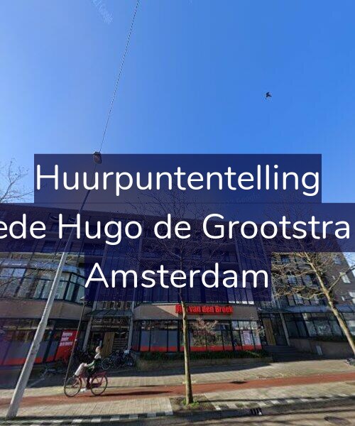 Foto gevel Huurpuntentelling voor Tweede Hugo de Grootstraat 89, Amsterdam