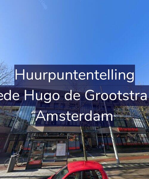 Foto gevel Huurpuntentelling voor Tweede Hugo de Grootstraat 75, Amsterdam