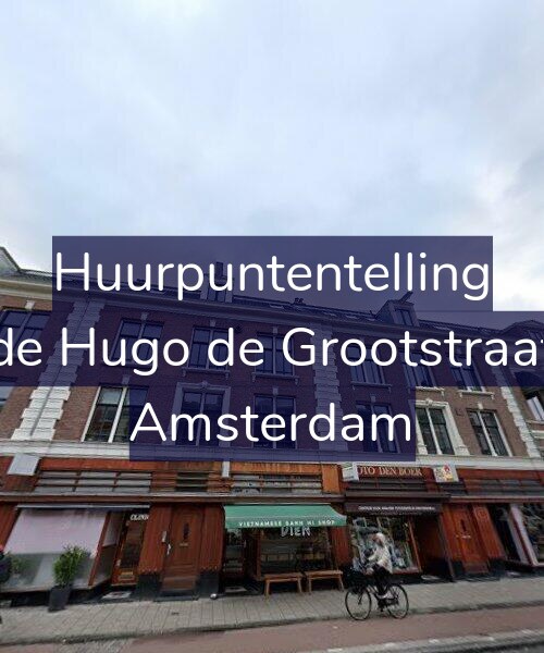 Foto gevel Huurpuntentelling voor Tweede Hugo de Grootstraat 12-3, Amsterdam