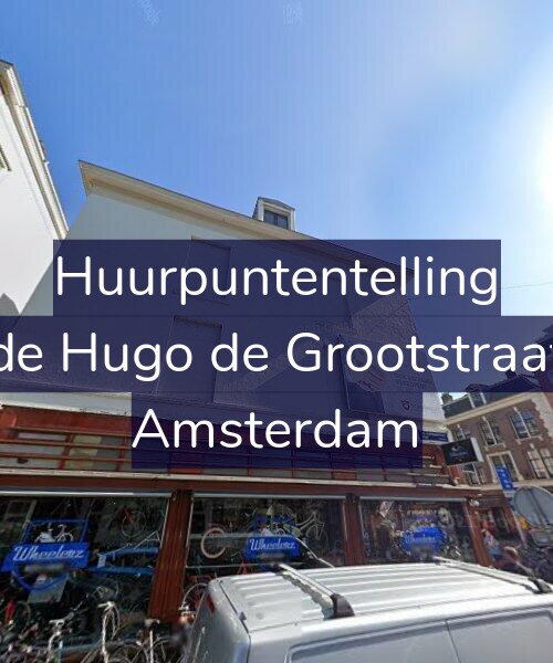 Foto gevel Huurpuntentelling voor Tweede Hugo de Grootstraat 18-1, Amsterdam
