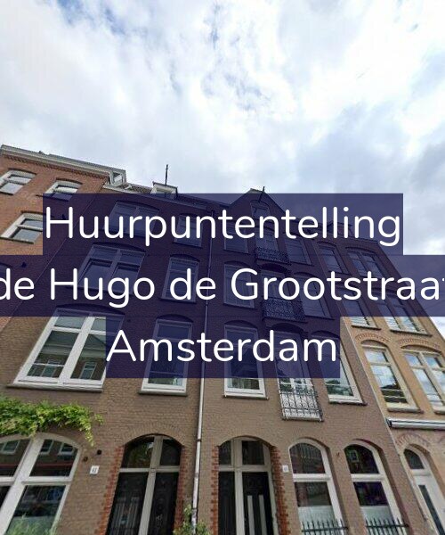 Foto gevel Huurpuntentelling voor Tweede Hugo de Grootstraat 40-3, Amsterdam