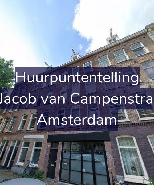 Foto gevel Huurpuntentelling voor Tweede Jacob van Campenstraat 100-1, Amsterdam