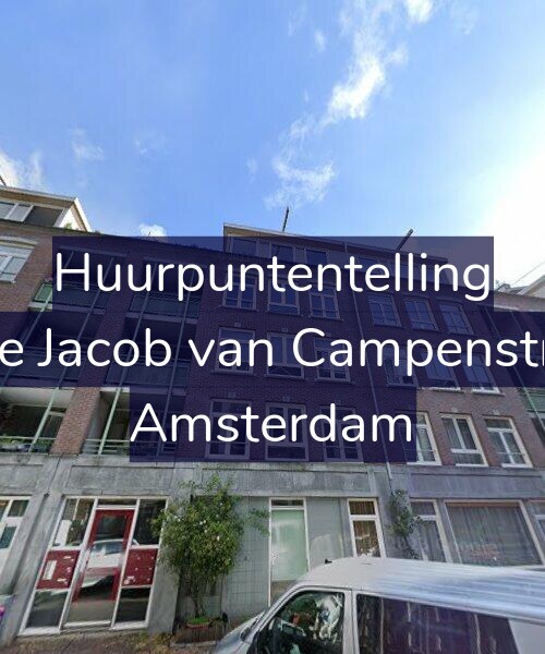 Foto gevel Huurpuntentelling voor Tweede Jacob van Campenstraat 43, Amsterdam
