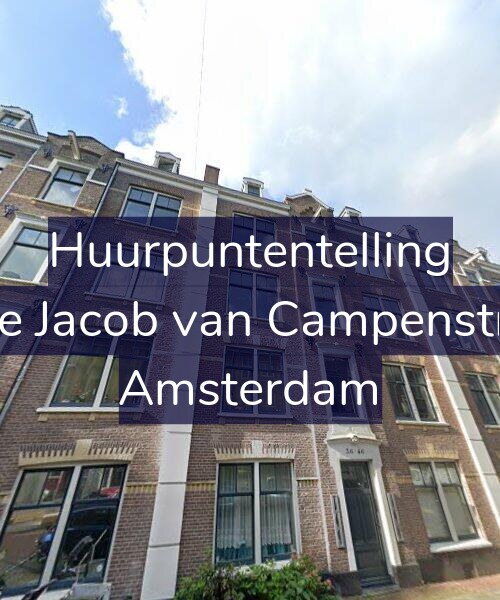 Foto gevel Huurpuntentelling voor Tweede Jacob van Campenstraat 46, Amsterdam