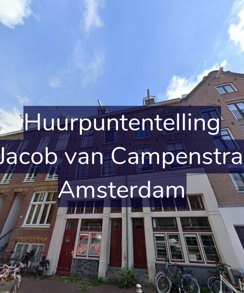 Foto gevel Huurpuntentelling voor Tweede Jacob van Campenstraat 123-E, Amsterdam