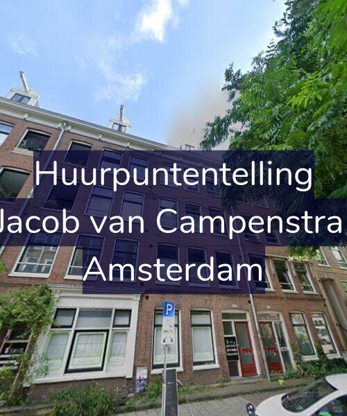 Foto gevel Huurpuntentelling voor Tweede Jacob van Campenstraat 109-A, Amsterdam