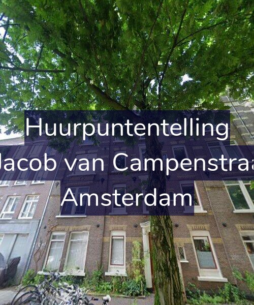 Foto gevel Huurpuntentelling voor Tweede Jacob van Campenstraat 95-HR, Amsterdam