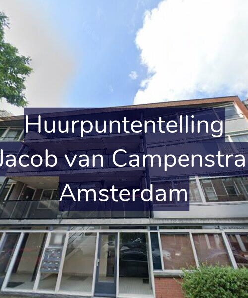 Foto gevel Huurpuntentelling voor Tweede Jacob van Campenstraat 124-C, Amsterdam