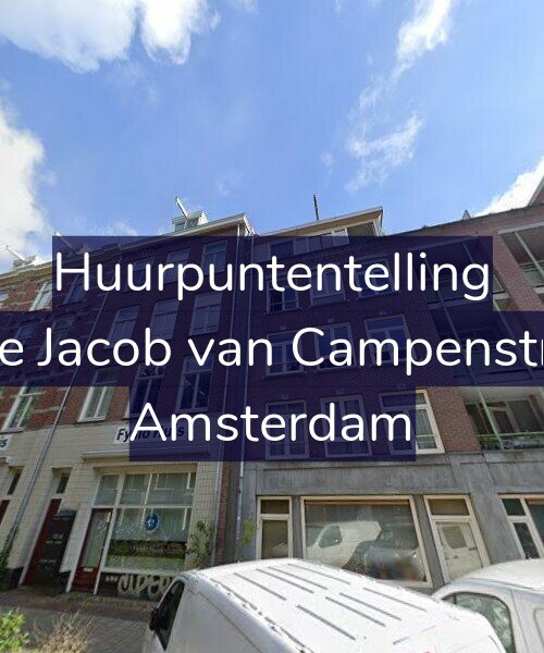 Foto gevel Huurpuntentelling voor Tweede Jacob van Campenstraat 29, Amsterdam